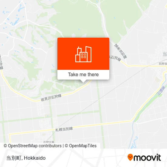 当別町 map