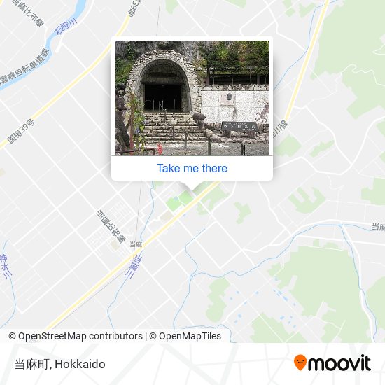 当麻町 map