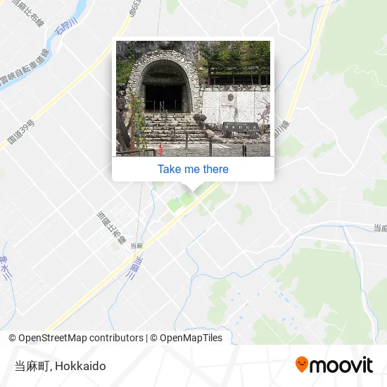 当麻町 map