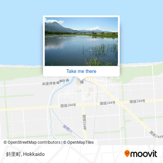 斜里町 map
