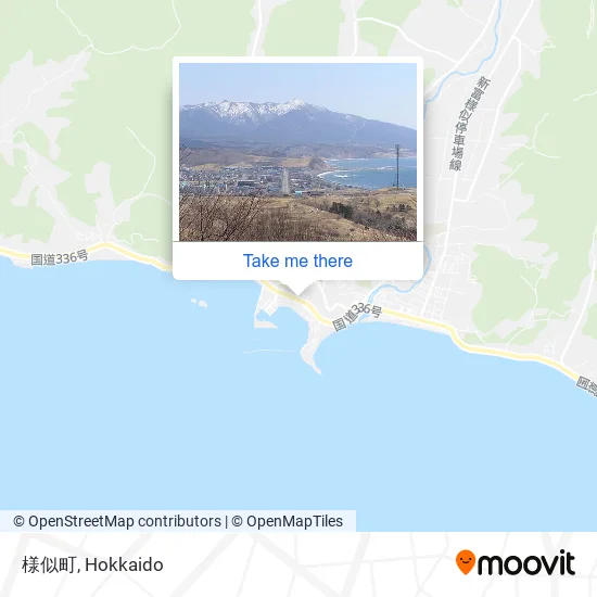 様似町 map