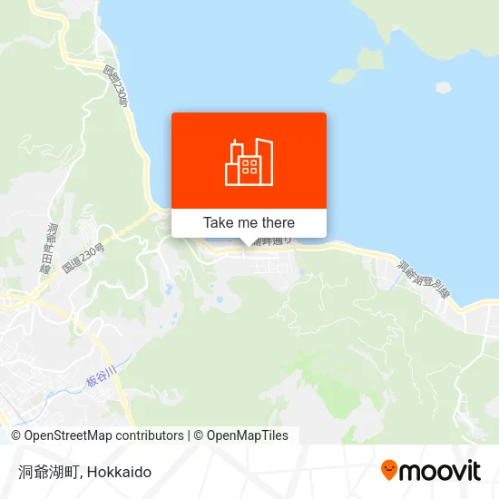 洞爺湖町 map