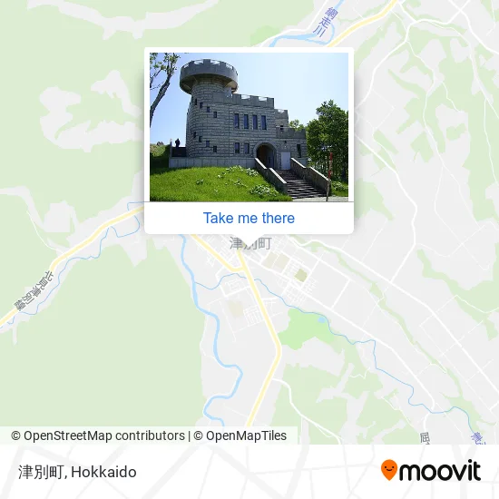 津別町 map