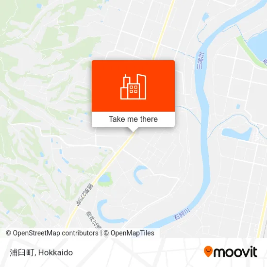浦臼町 map