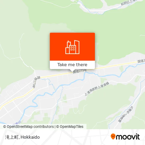 滝上町 map
