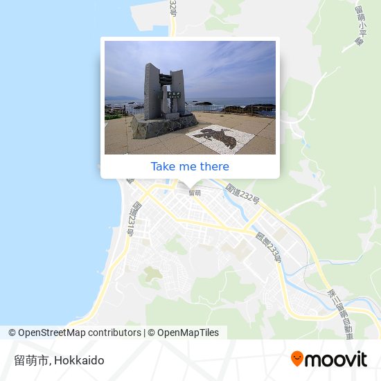 留萌市 map