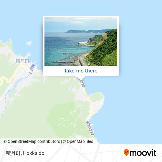 積丹町 map
