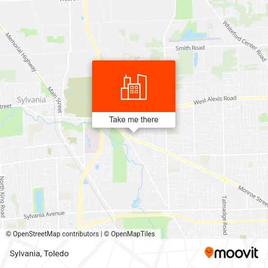 Sylvania map