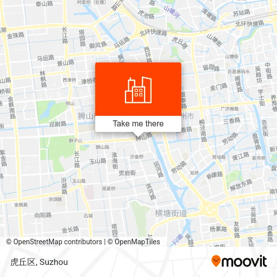 虎丘区 map