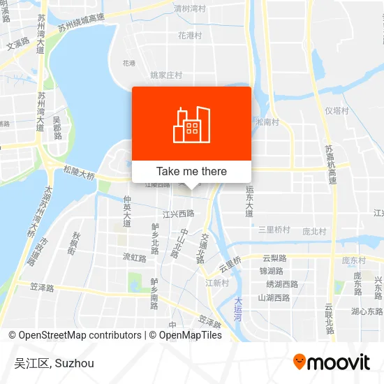 吴江区 map
