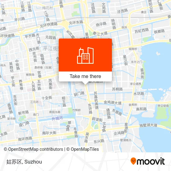 姑苏区 map