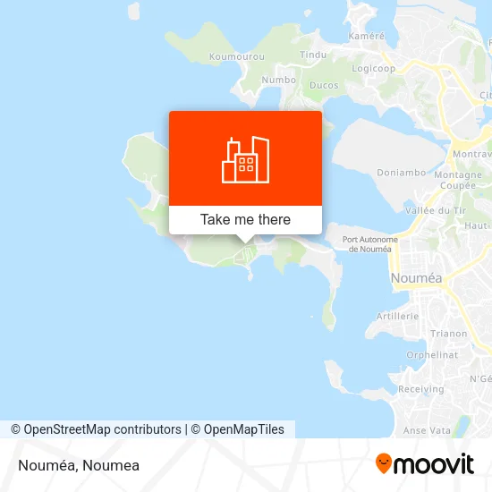 Nouméa map