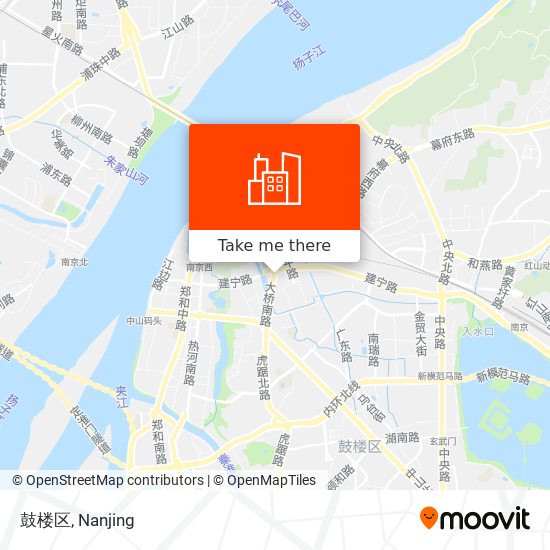 鼓楼区 map