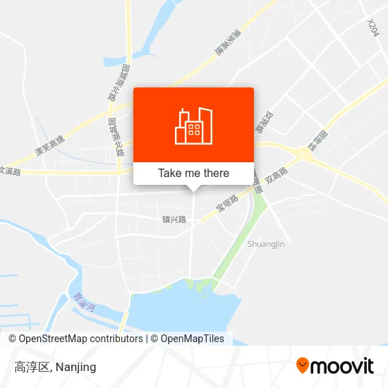高淳区 map