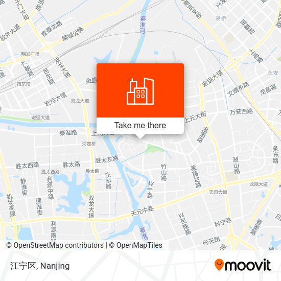 江宁区 map