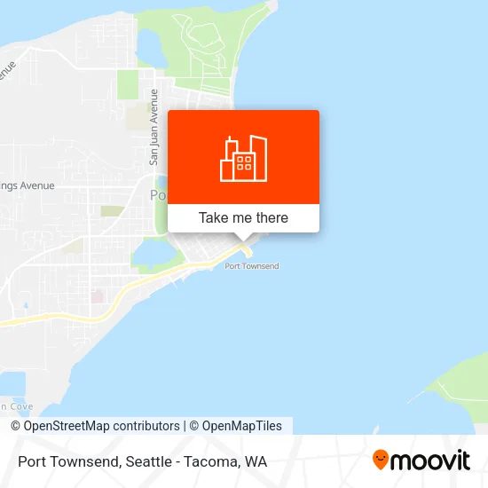 Port Townsend map