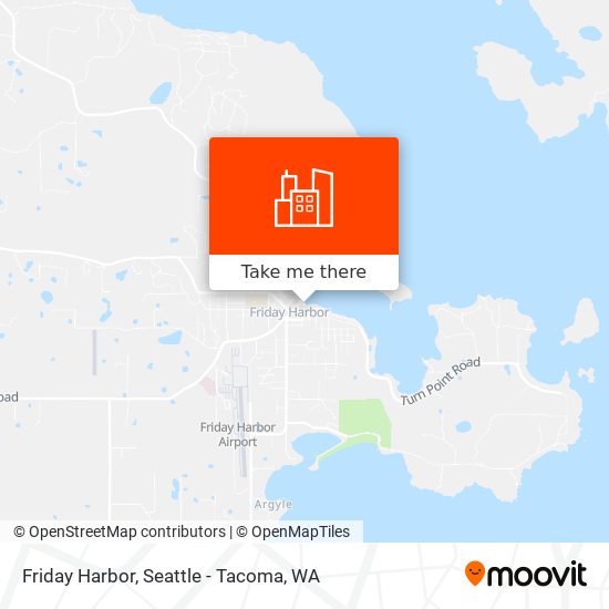 Mapa de Friday Harbor
