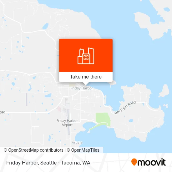 Friday Harbor map