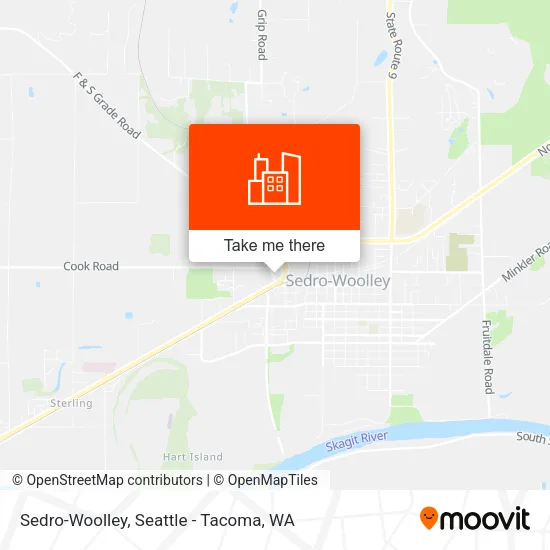 Sedro-Woolley map