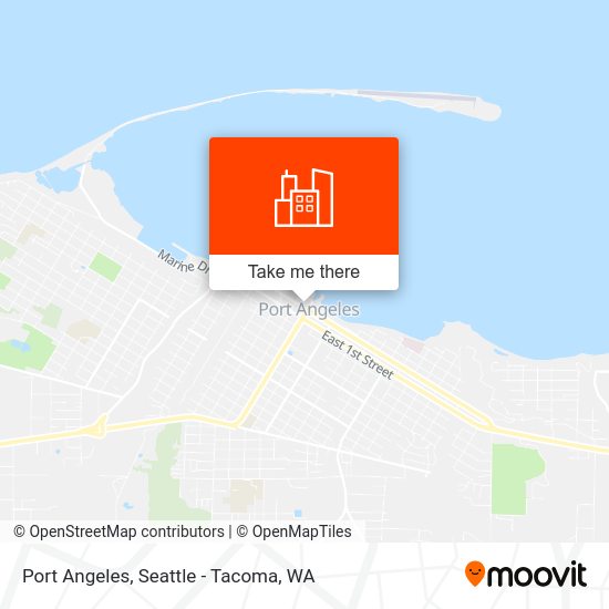 Port Angeles map