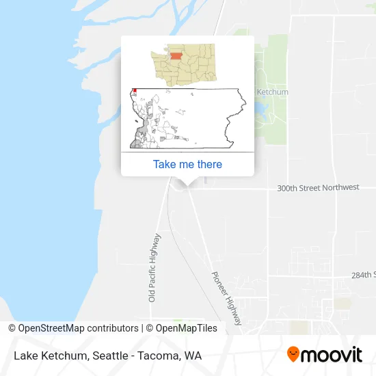 Lake Ketchum map