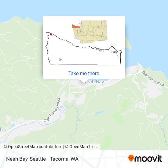 Neah Bay map