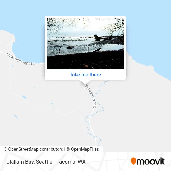Clallam Bay map