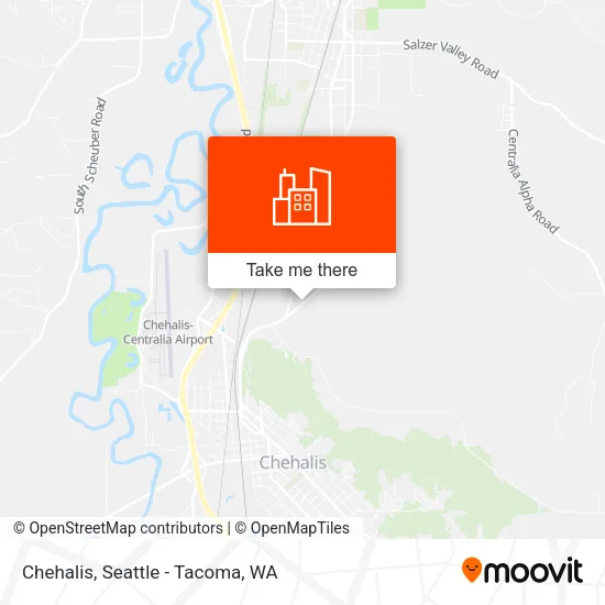 Chehalis map