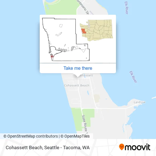 Cohassett Beach map