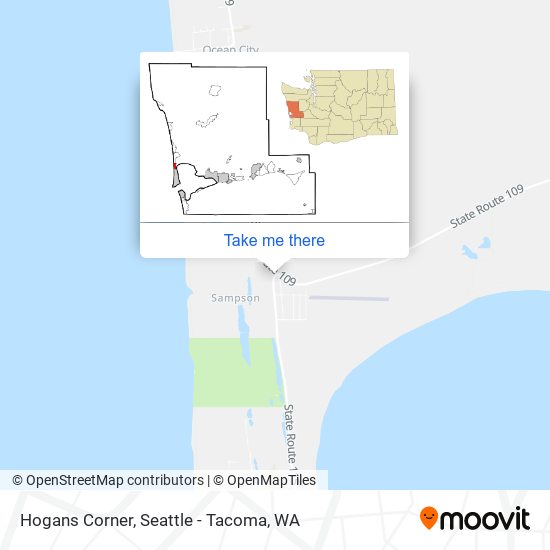 Mapa de Hogans Corner