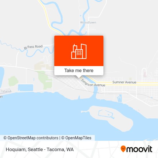 Mapa de Hoquiam