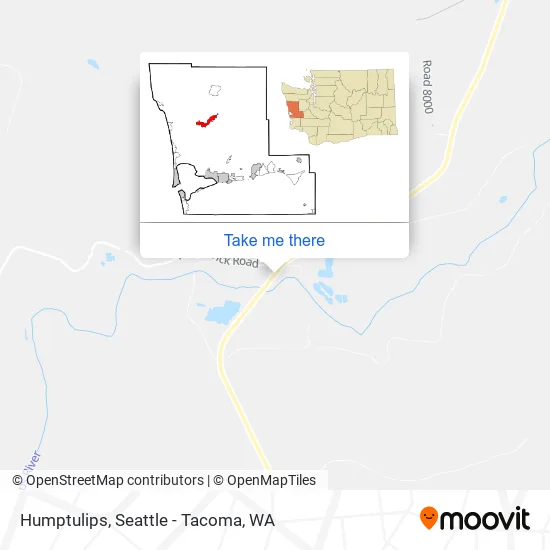 Humptulips map