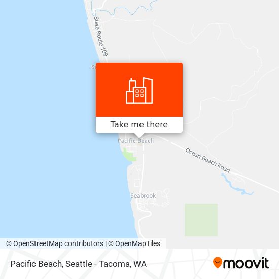Pacific Beach map