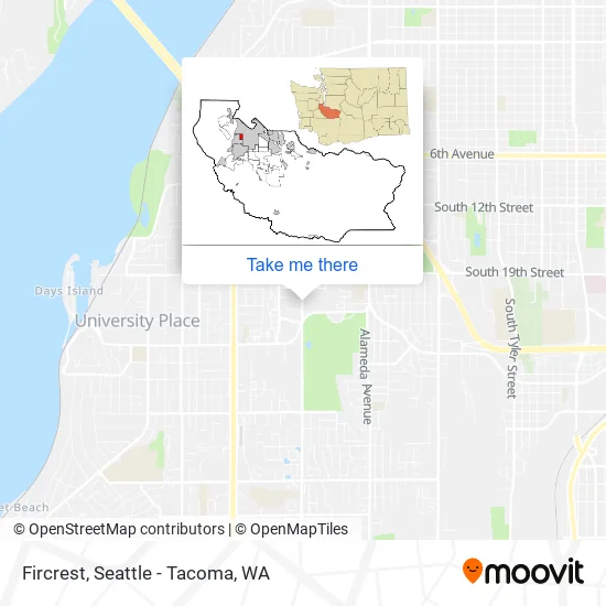 Fircrest map