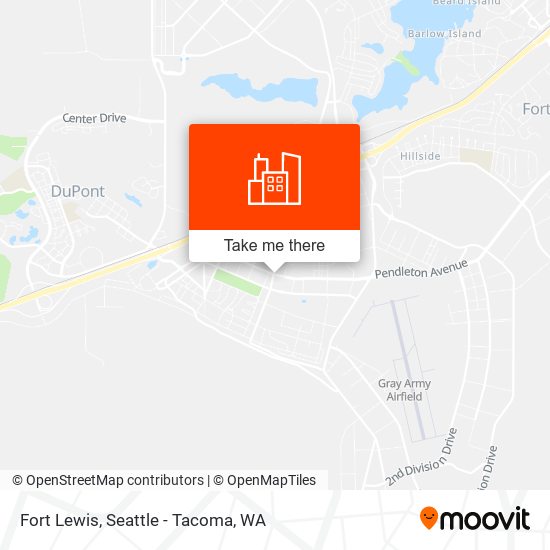 Mapa de Fort Lewis