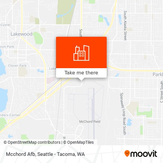 Mcchord Afb map