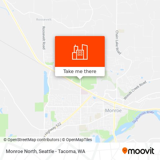Monroe North map