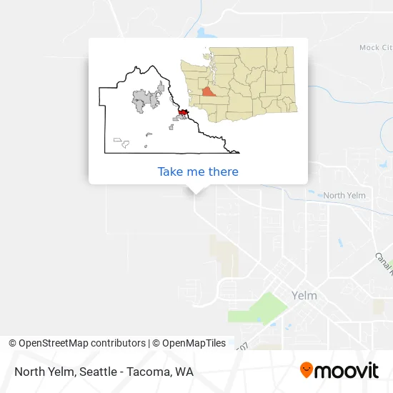 North Yelm map