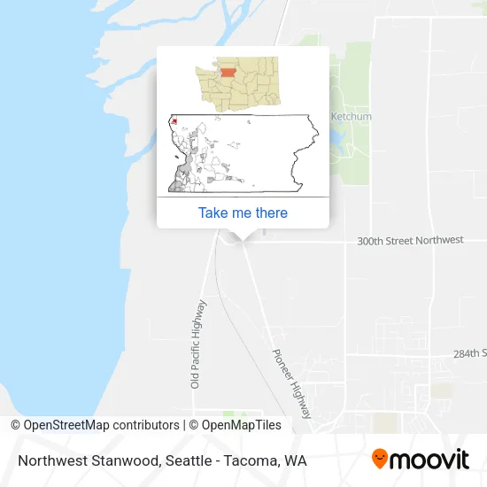 Northwest Stanwood map