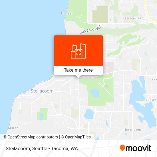 Steilacoom map