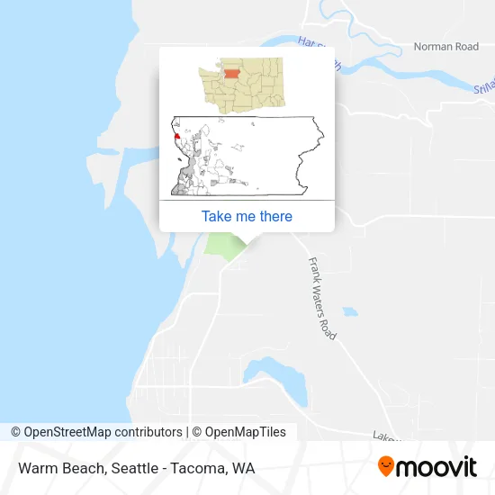 Warm Beach map