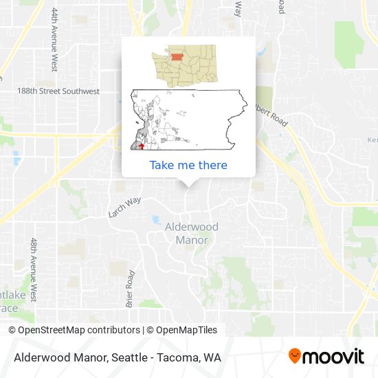 Alderwood Manor map