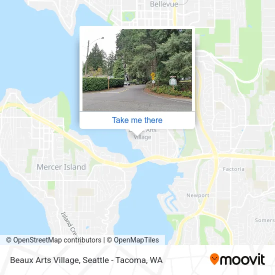 Beaux Arts Village map