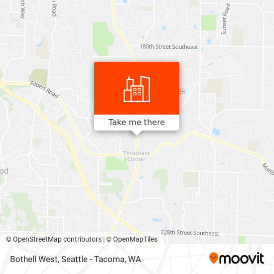 Bothell West map