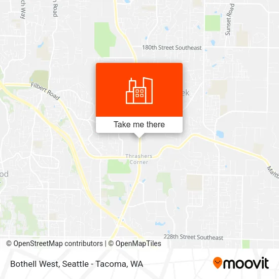 Bothell West map