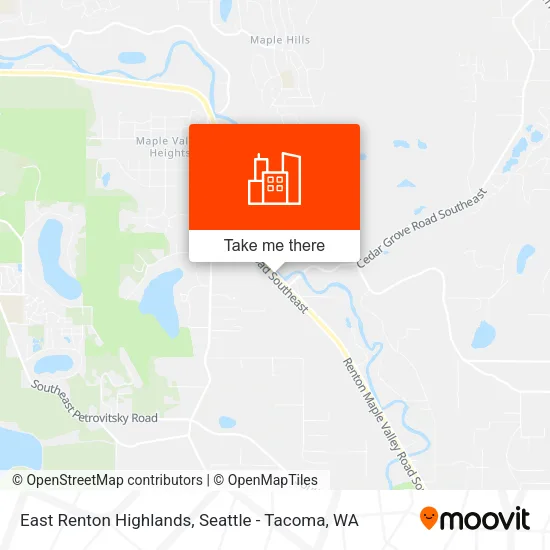 East Renton Highlands map
