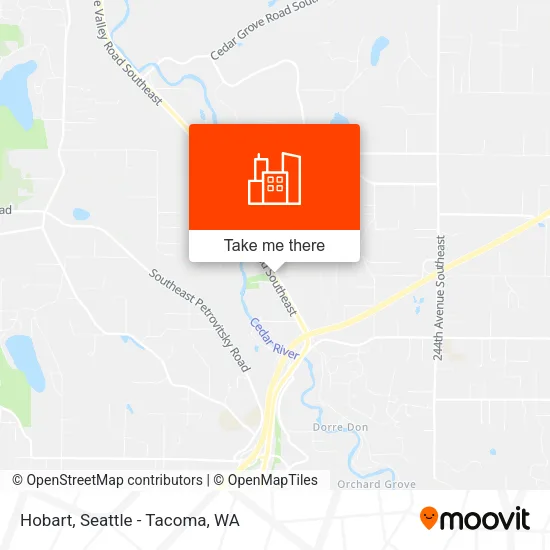 Hobart map