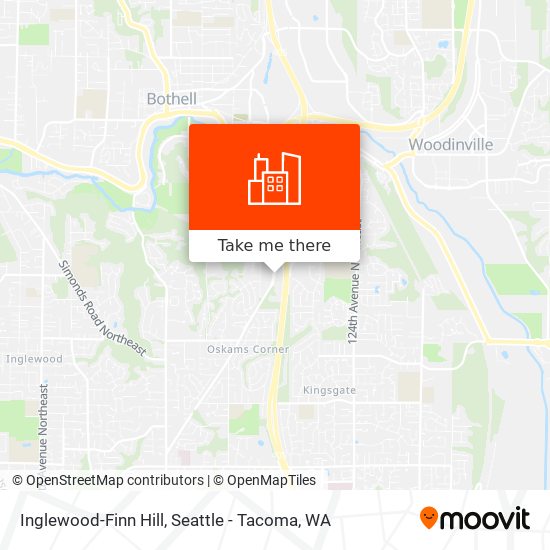 Inglewood-Finn Hill map