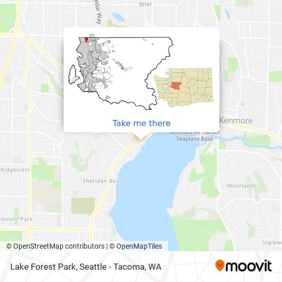 Lake Forest Park map