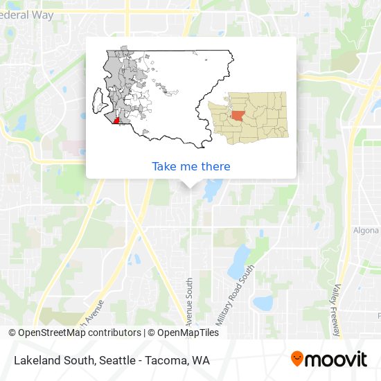 Lakeland South map